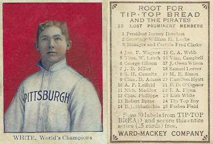 1910 Tip Top Bread Kirby White # Baseball Card
