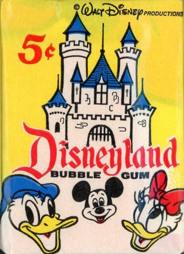 1965 Disney Puzzleback Wax Pack #WP Non-Sports Card