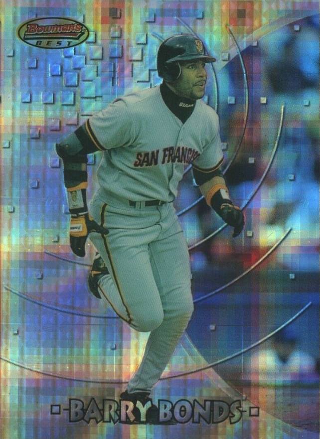 1997 Bowman's Best Preview Barry Bonds #BBP3 Baseball Card