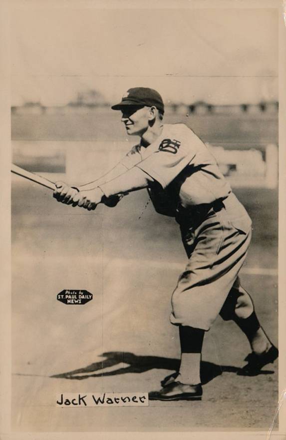 1933 Worch Cigar American Association (1933-34) Jack Warner #71 Baseball Card