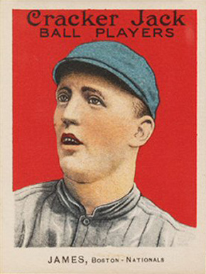 1915 Cracker Jack James, Boston-Nationals #153 Baseball Card