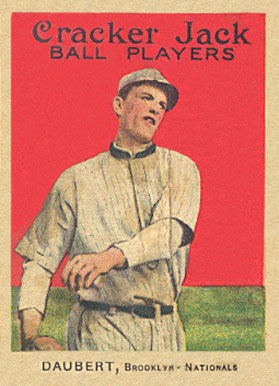1915 Cracker Jack Daubert, Brooklyn-Nationals #143 Baseball Card