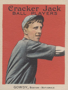 1915 Cracker Jack GOWDY, Boston-Nationals #138 Baseball Card