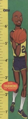 1969 Topps Rulers Nate Thurmond #12 Basketball Card