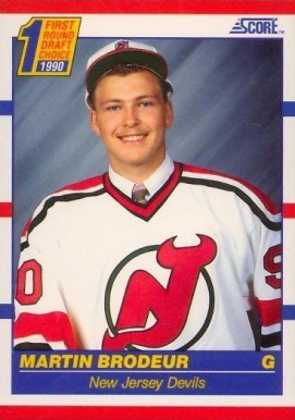 1990 Score Martin Brodeur #439 Hockey Card