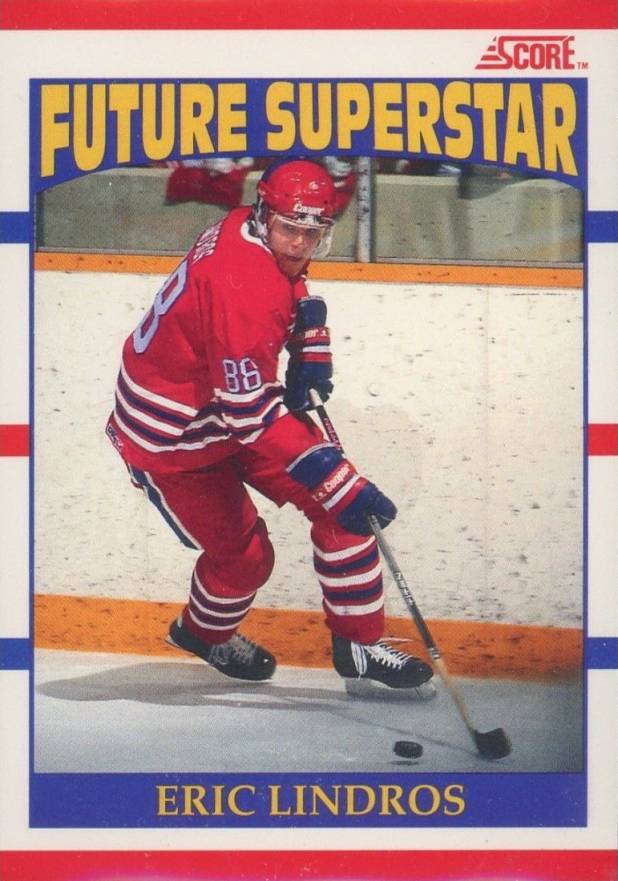 1990 Score Canadian Eric Lindros #440 Hockey Card