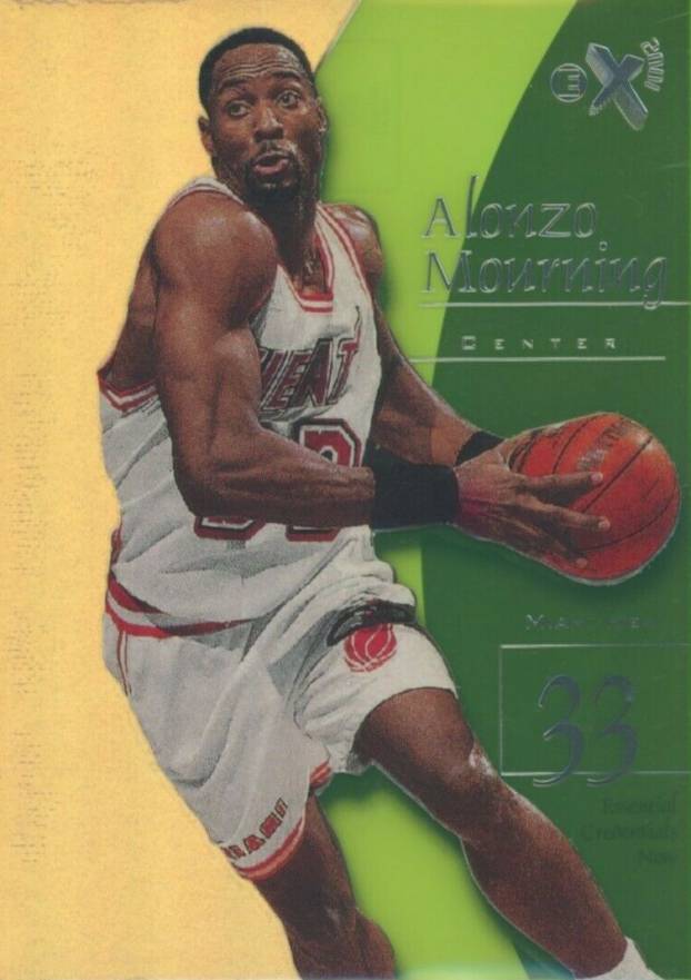 1997 Skybox E-X2001 Alonzo Mourning #31 Basketball Card