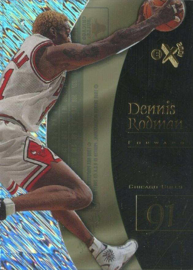 1997 Skybox E-X2001 Dennis Rodman #5 Basketball Card