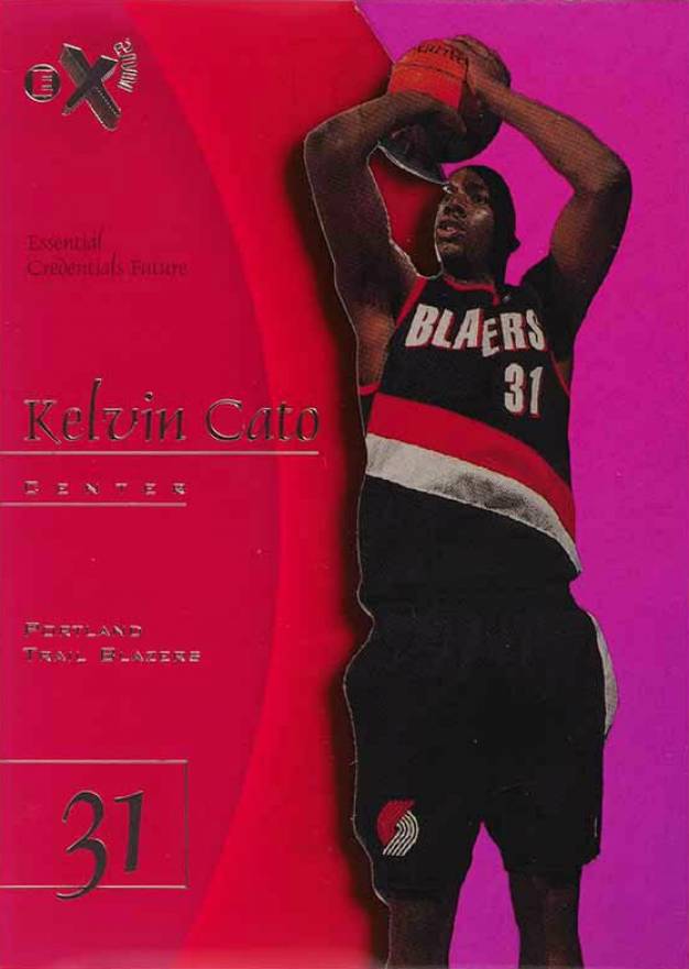 1997 Skybox E-X2001 Kelvin Cato #64 Basketball Card