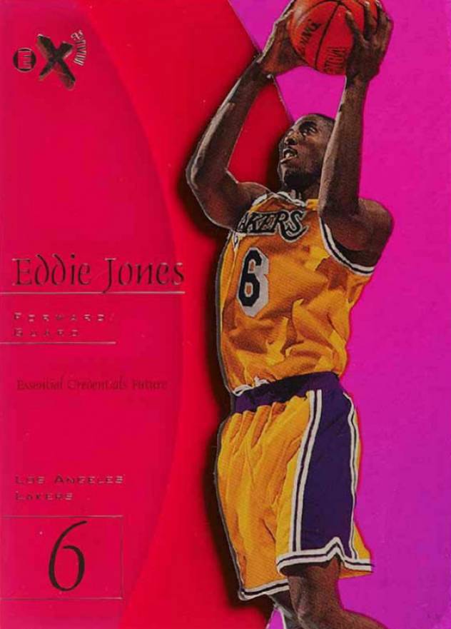 1997 Skybox E-X2001 Eddie Jones #16 Basketball Card