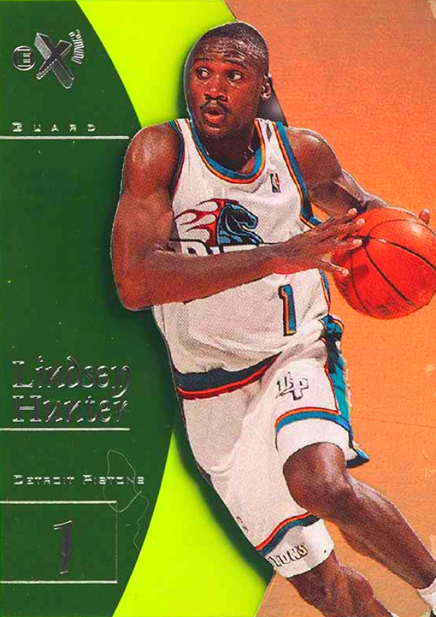 1997 Skybox E-X2001 Lindsey Hunter #45 Basketball Card