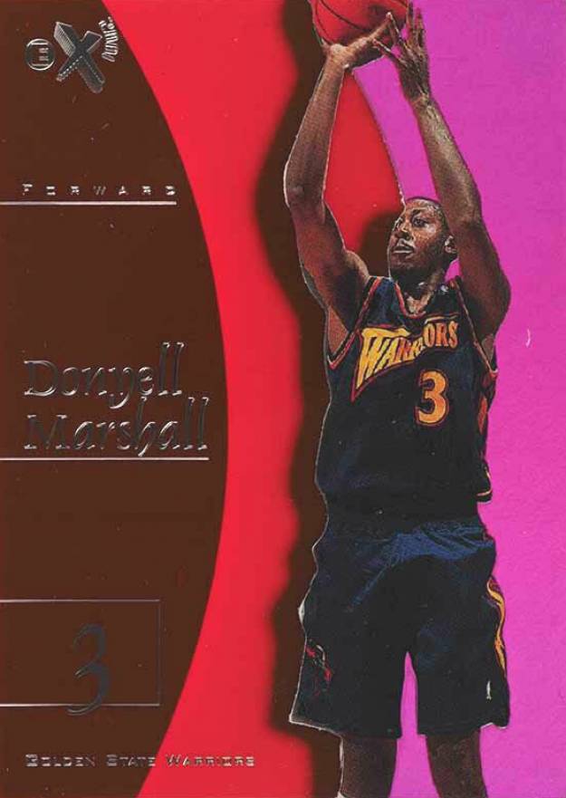 1997 Skybox E-X2001 Donyell Marshall #39 Basketball Card