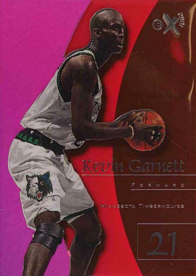 1997 Skybox E-X2001 Kevin Garnett #2 Basketball Card