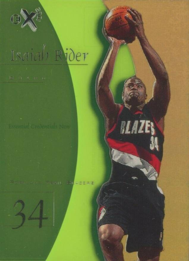 1997 Skybox E-X2001 Isaiah Rider #55 Basketball Card