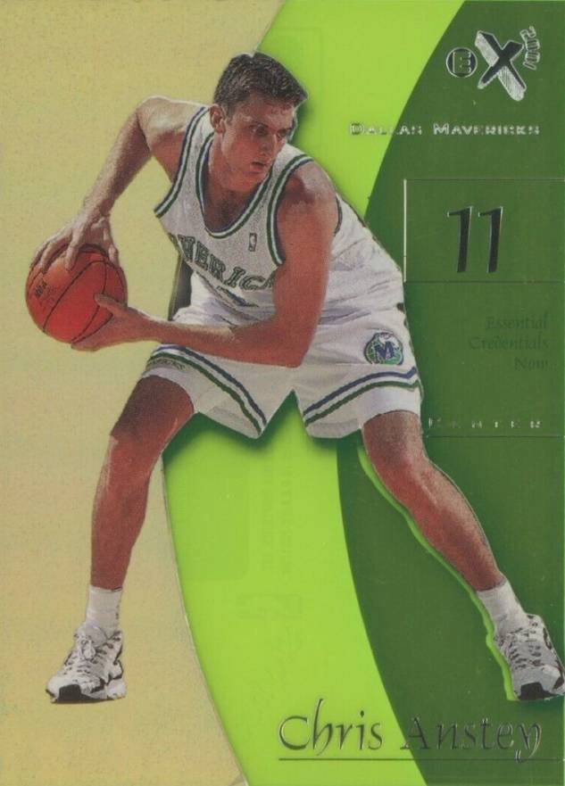 1997 Skybox E-X2001 Chris Anstey #68 Basketball Card