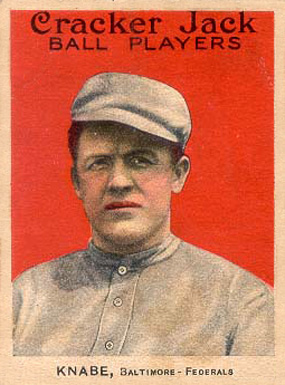 1915 Cracker Jack KNABE, Baltimore-Federals #1 Baseball Card