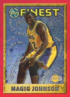 1995 Finest Magic Johnson #252 Basketball Card