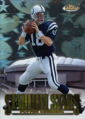 1998 Finest Stadium Stars Peyton Manning #9 Football Card