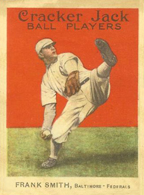 1914 Cracker Jack FRANK SMITH, Baltimore-Federals #90 Baseball Card