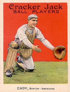 1914 Cracker Jack CADY, Boston-Americans #87 Baseball Card