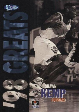 1997 Ultra Platinum Medallion  Shawn Kemp #260P Basketball Card