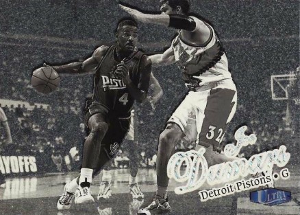 1997 Ultra Joe Dumars #3P Basketball Card
