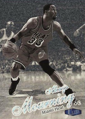 1997 Ultra Platinum Medallion  Alonzo Mourning #60P Basketball Card