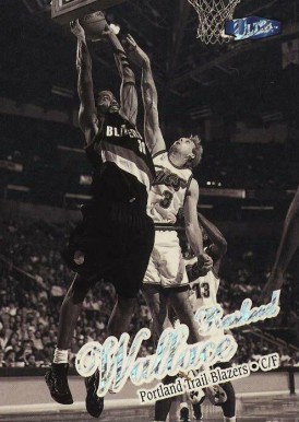 1997 Ultra Platinum Medallion  Rasheed Wallace #228P Basketball Card