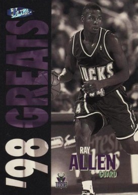1997 Ultra Platinum Medallion  Ray Allen #250P Basketball Card