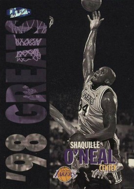 1997 Ultra Platinum Medallion  Shaquille O'Neal #265P Basketball Card