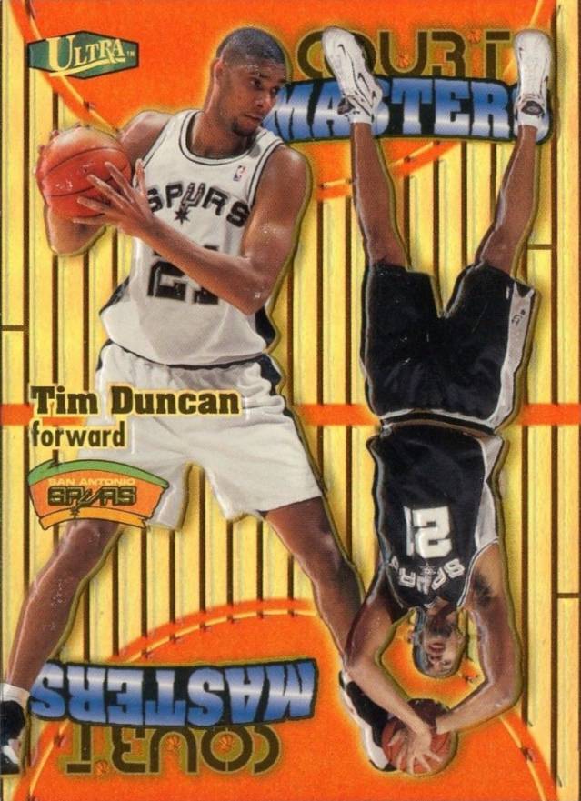 1997 Ultra Court Masters Tim Duncan #18CM Basketball Card