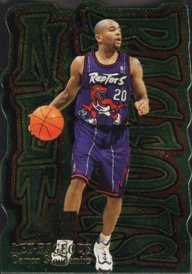 1996 Metal Net-Rageous  Damon Stoudamire #10 Basketball Card