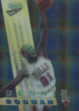 1996 Bowman's Best Shots  Dennis Rodman #BS10 Basketball Card