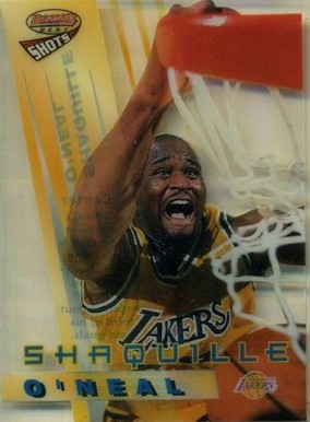 1996 Bowman's Best Shots  Shaquille O'Neal #BS3 Basketball Card