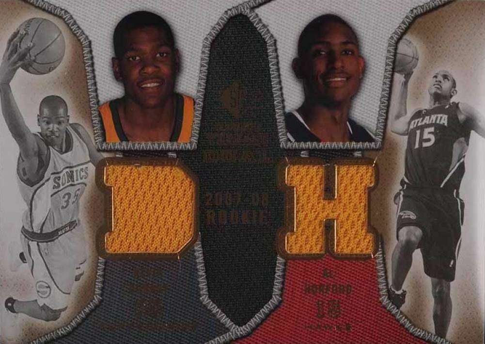 2007 SP Rookie Threads Rookie Threads Dual Al Horford/Kevin Durant #DRTDH Basketball Card