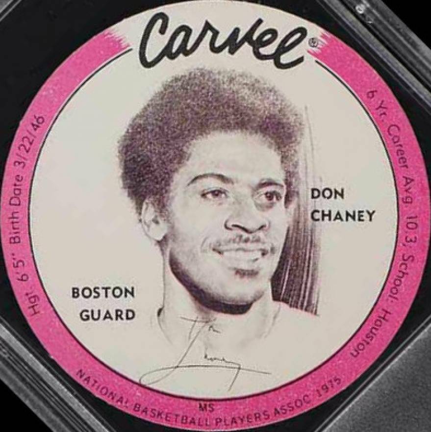 1975 Carvel Discs Don Chaney #DC Basketball Card