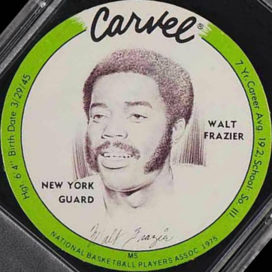 1975 Carvel Discs Walt Frazier #WF Basketball Card