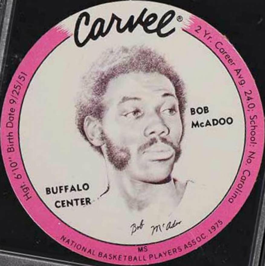 1975 Carvel Discs Bob McAdoo #BMc Basketball Card