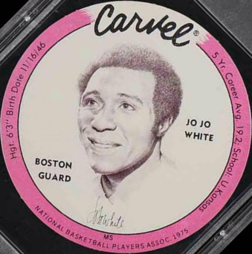 1975 Carvel Discs Jo Jo White #JW Basketball Card