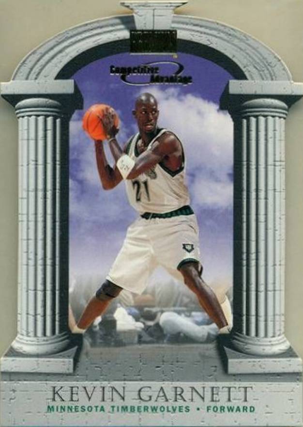 1997 Skybox Premium Competitive Advantage Kevin Garnett #CA8 Basketball Card