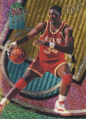 1993 Ultra Power in the Key Hakeem Olajuwon #6 Basketball Card