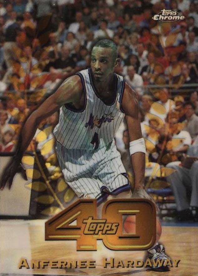 1997 Topps Chrome Topps 40  Anfernee Hardaway #T14 Basketball Card