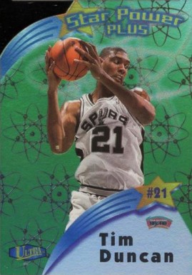 1997 Ultra Star Power Tim Duncan #18 Basketball Card