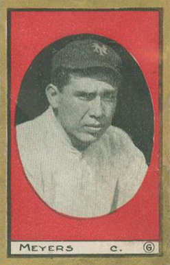 1909 Derby Cigars N.Y. Giants Chief Meyers #8 Baseball Card