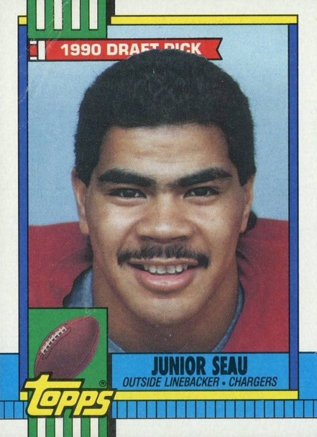 1990 Topps Junior Seau #381 Football Card