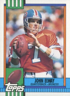 1990 Topps John Elway #37 Football Card