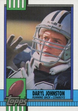1990 Topps Daryl Johnston #489 Football Card