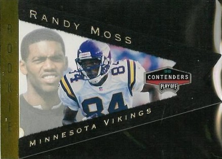 1998 Playoff Contenders Pennants Randy Moss #55 Football Card