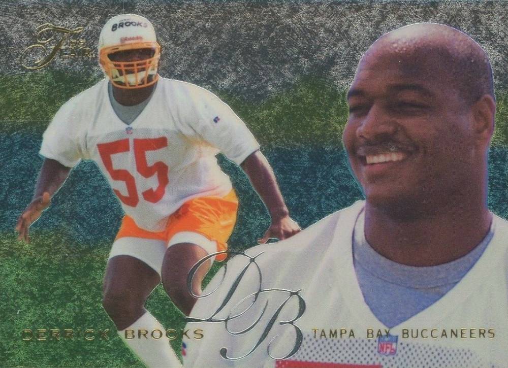 1995 Flair Derrick Brooks #201 Football Card