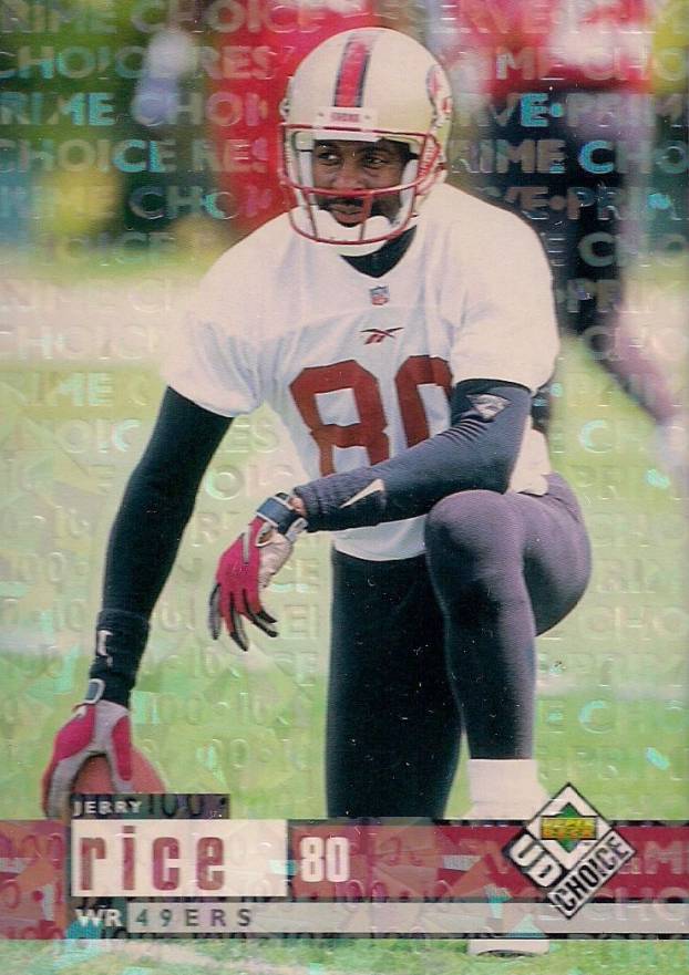 1998 Upper Deck Choice Jerry Rice #413 Football Card